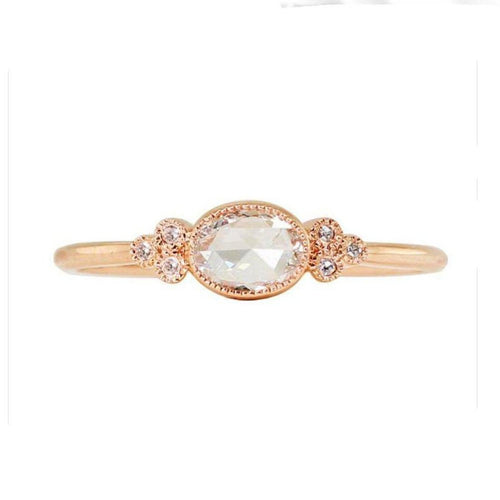 Rose Cut Opal Bezel Ring-Luna Skye-Swag Designer Jewelry