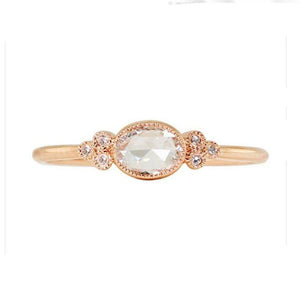 Rose Cut Opal Bezel Ring-Luna Skye-Swag Designer Jewelry