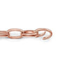 Rose Gold Oval Link Charm Bracelet-Thomas Sabo-Swag Designer Jewelry