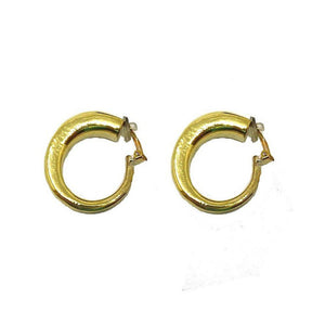 Round Hoop Clip Earrings-Vaubel Designs-Swag Designer Jewelry