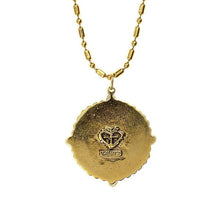 San Benito Charm in Gold-Virgins Saints and Angels-Swag Designer Jewelry