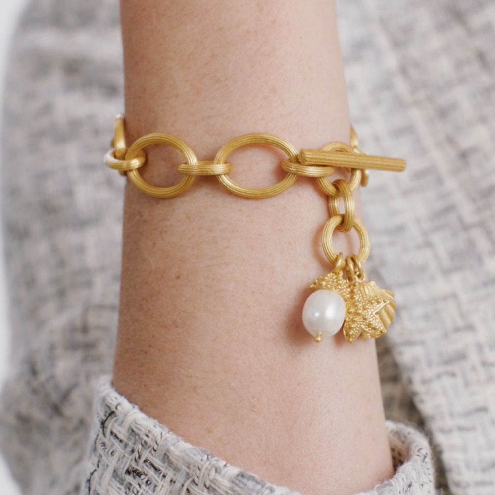 Sanibel Charm Link Bracelet-Julie Vos-Swag Designer Jewelry
