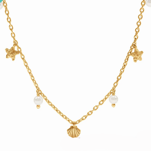 Sanibel Starfish Delicate Charm Necklace-Julie Vos-Swag Designer Jewelry