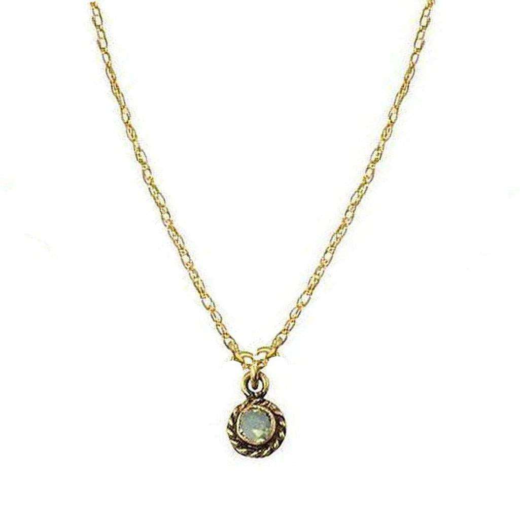 Santa Monica Single Crystal Choker-Virgins Saints and Angels-Swag Designer Jewelry