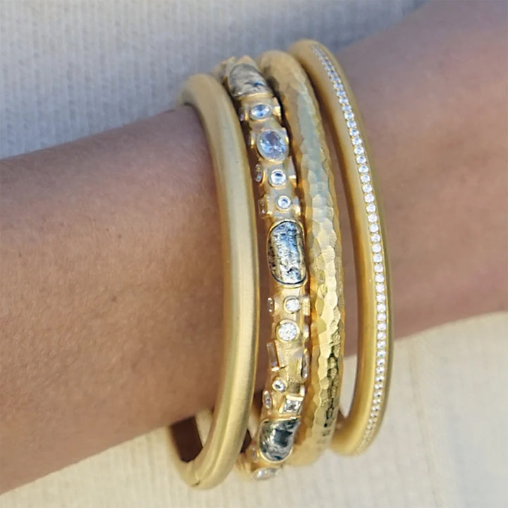 Gold Enzo Bangle