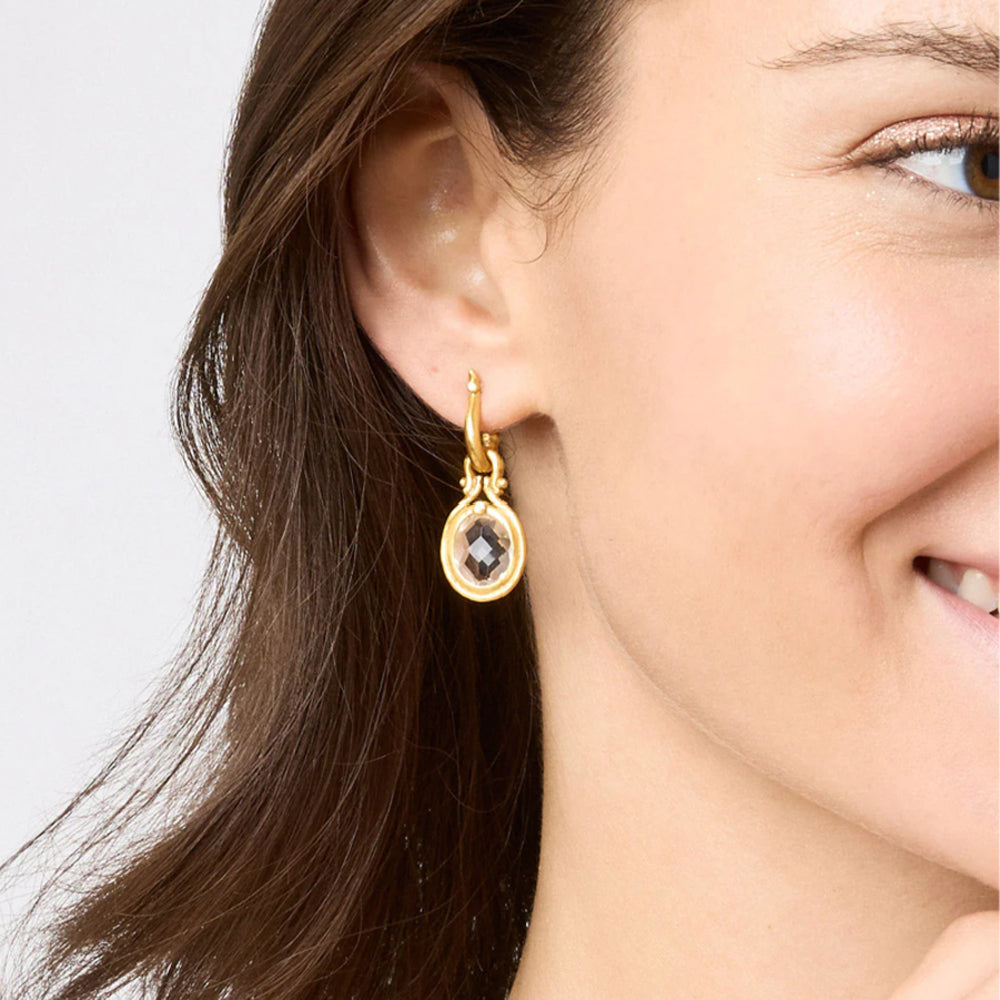 Saratoga Hoop and Charm Earrings