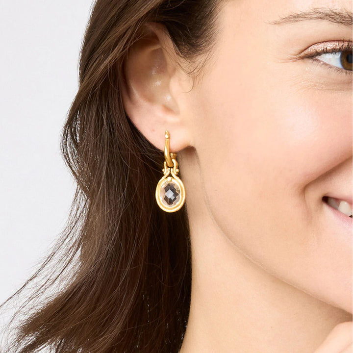 Saratoga Hoop and Charm Earrings
