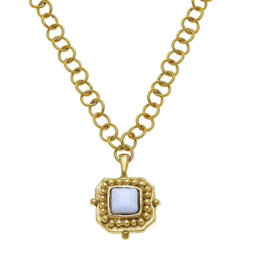 London Pendant Necklace, Asst Colors