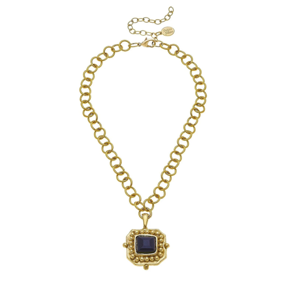 London Pendant Necklace, Asst Colors