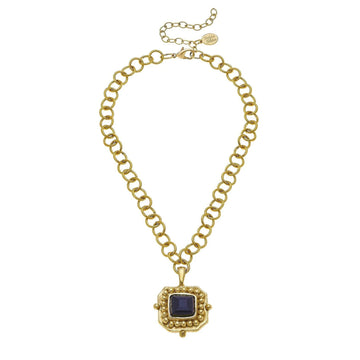 London Pendant Necklace, Asst Colors