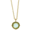 Long Venetian Glass Horse Intaglio Necklace