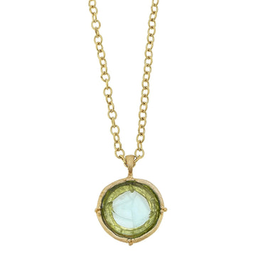 Long Venetian Glass Horse Intaglio Necklace