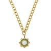 Venetian Glass Coin Intaglio Necklace