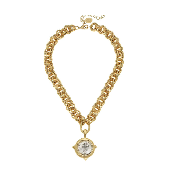 Mixed Metal Cross
