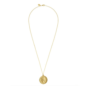 Queen Elizabeth Coin Long Necklace