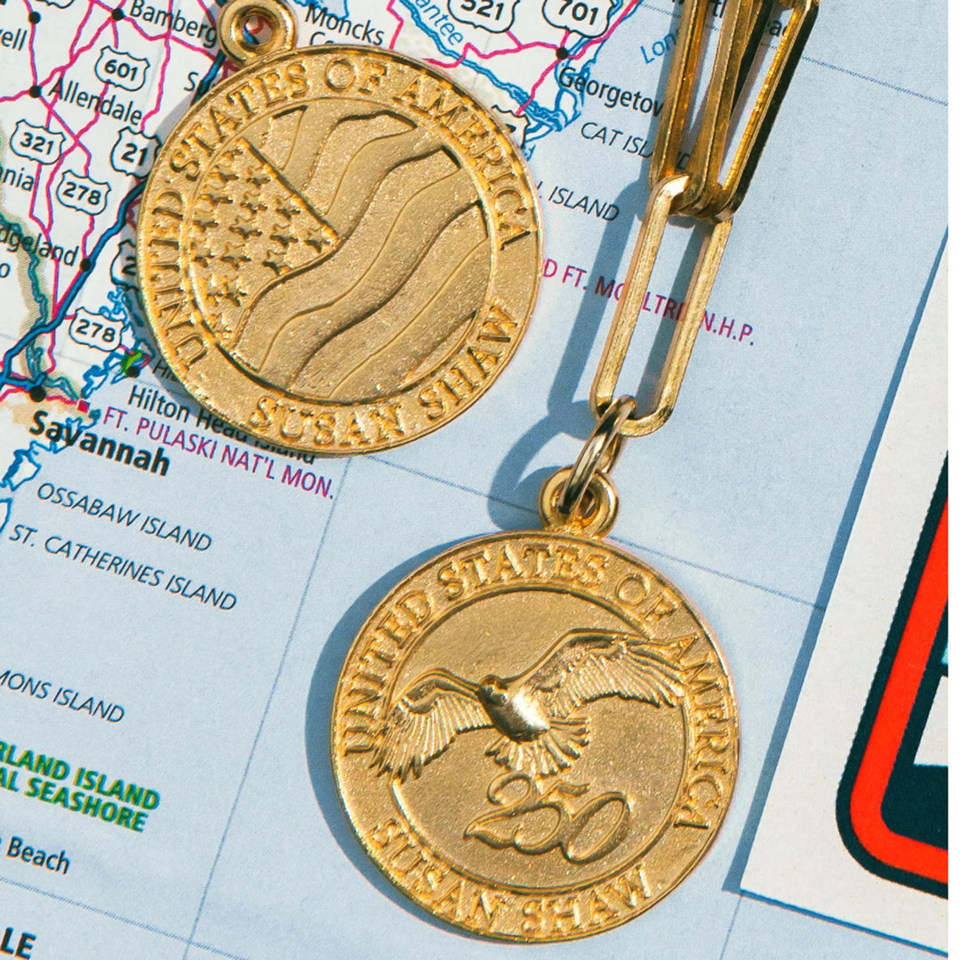 USA 250 Coin Necklace