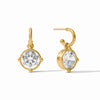 Honeybee Hoop & Charm Earrings