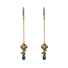 Semi Precious Gemstones Dangle Earrings-Swag Designer Jewelry-Swag Designer Jewelry