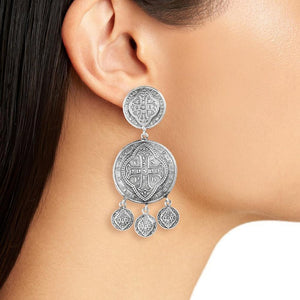 Sevilla Maja Earrings-Virgins Saints and Angels-Swag Designer Jewelry