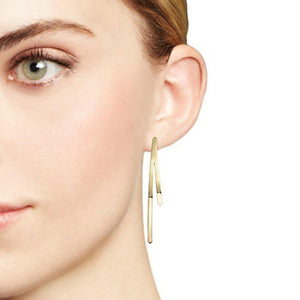 Short Bar Reflector Earrings-Lana Jewelry-Swag Designer Jewelry