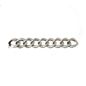 Silver Chain Link Bracelet-Robert Lee Morris Designs-Swag Designer Jewelry