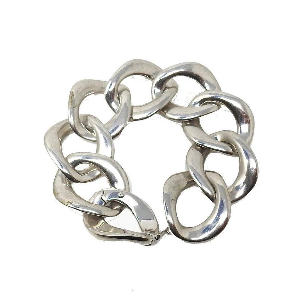 Silver Chain Link Bracelet-Robert Lee Morris Designs-Swag Designer Jewelry