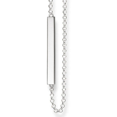 Silver Engravable Bar Necklace-Thomas Sabo-Swag Designer Jewelry