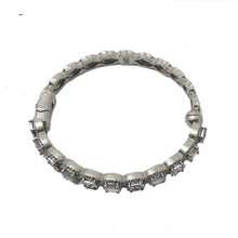 Silver Hati Hinged Bangle Bracelet-Tat2 Designs-Swag Designer Jewelry