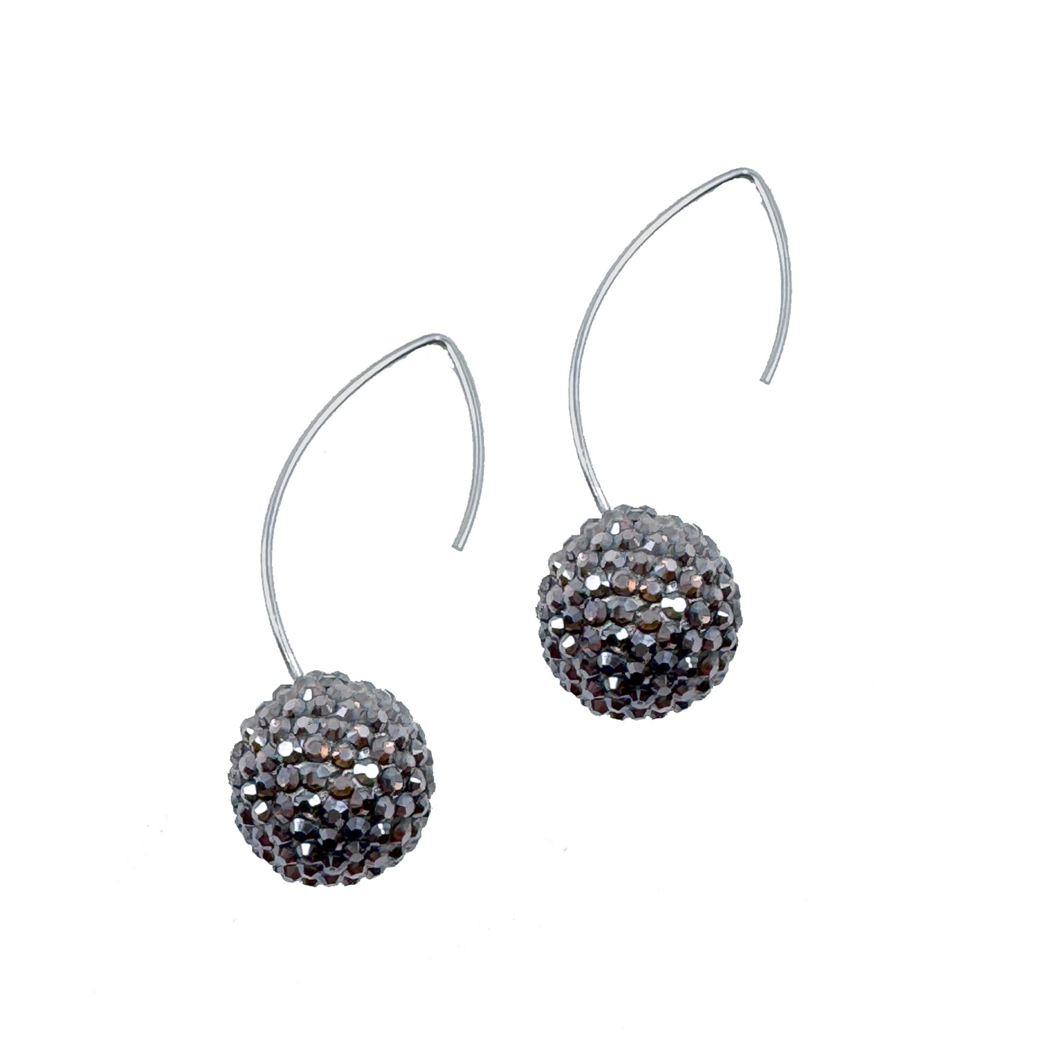 Silver Pom pom Earring-Theia Jewelry-Swag Designer Jewelry