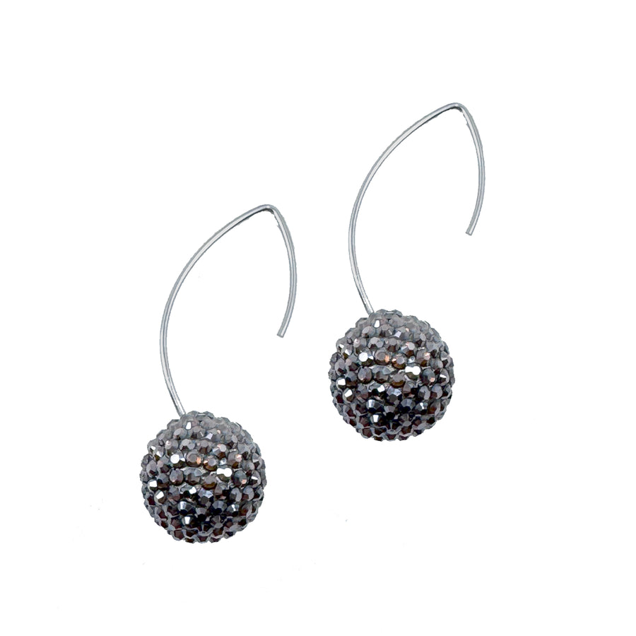 Silver Pom pom Earring-Theia Jewelry-Swag Designer Jewelry
