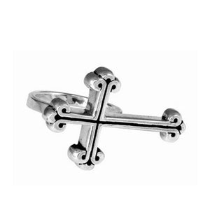 Small Traditional Cross Ring Sizes 6.5, 7-King Baby Studio-Swag Designer Jewelry