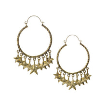 Star Hoop Earrings-Virgins Saints and Angels-Swag Designer Jewelry