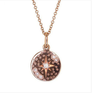 Starburst Hammered Mini Disc Necklace-Luna Skye-Swag Designer Jewelry