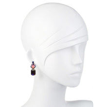 Statement Earring in Grape and Pink-Elizabeth Cole-Swag Designer Jewelry
