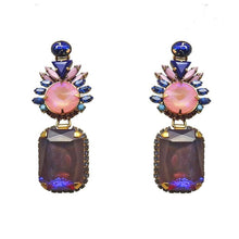 Statement Earring in Grape and Pink-Elizabeth Cole-Swag Designer Jewelry
