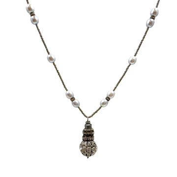 Stationed Pearls with Seed Pearls-Andrea Barnett-Swag Designer Jewelry