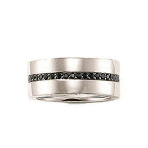 Sterling Band with Black Zirconia-THOMAS SABO-Swag Designer Jewelry