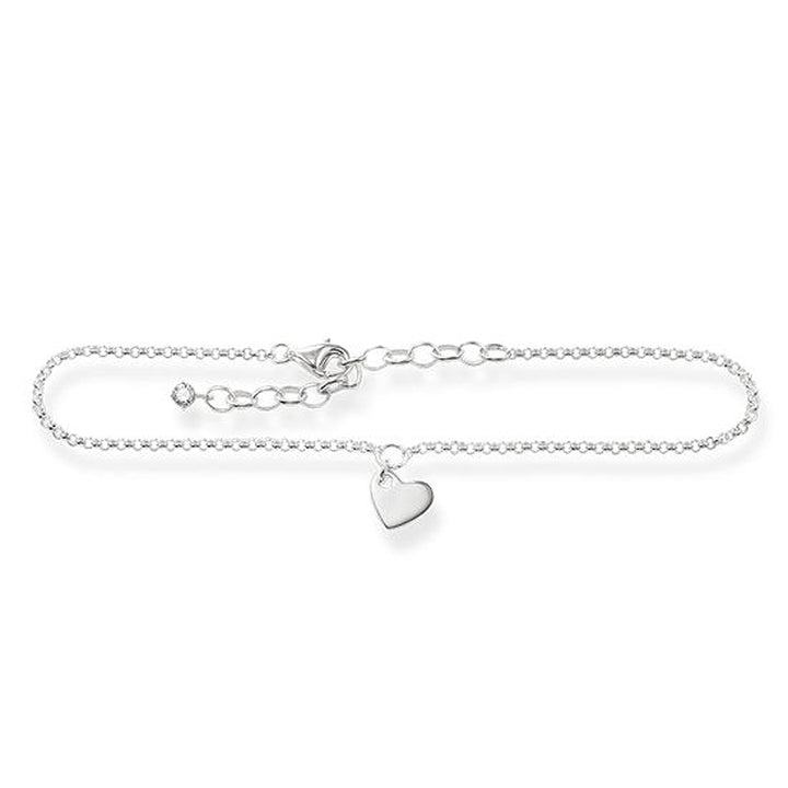 Sterling Silver Engravable Ankle Bracelet-Thomas Sabo-Swag Designer Jewelry