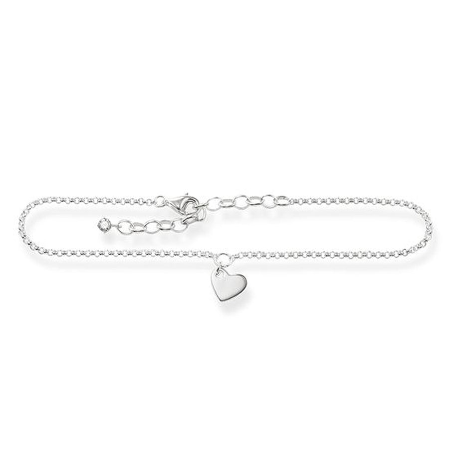 Sterling Silver Engravable Ankle Bracelet-Thomas Sabo-Swag Designer Jewelry