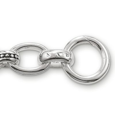 Sterling Silver Link Bracelet-Thomas Sabo-Swag Designer Jewelry