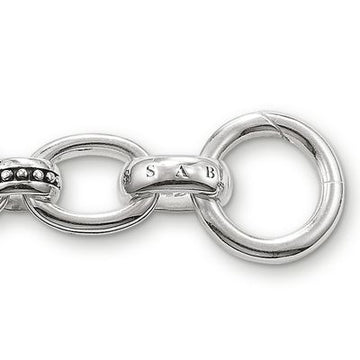 Sterling Silver Link Bracelet-Thomas Sabo-Swag Designer Jewelry
