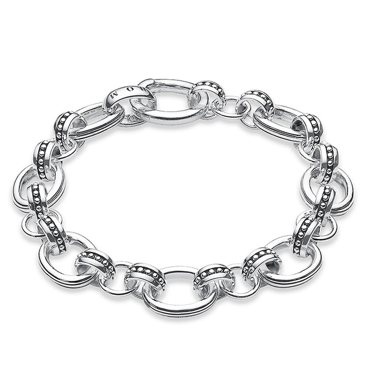 Sterling Silver Link Bracelet-Thomas Sabo-Swag Designer Jewelry