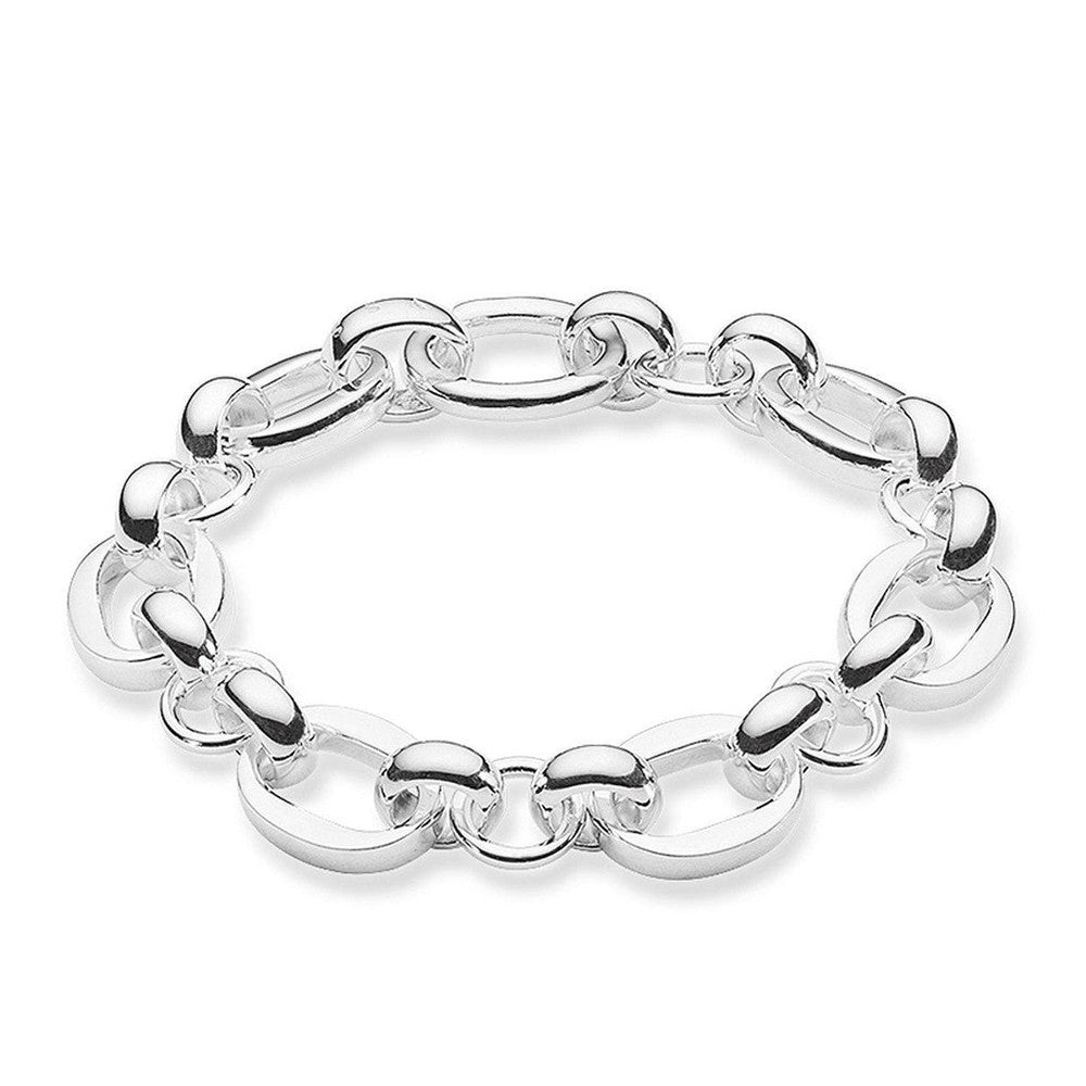 Sterling Silver Oval Link Bracelet-Thomas Sabo-Swag Designer Jewelry