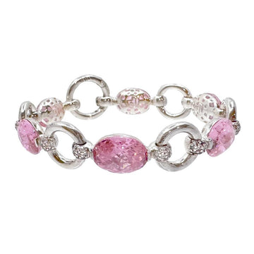 Sterling Silver and Crystal Stationed Bracelet-Thomas Sabo-Swag Designer Jewelry