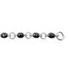 Sterling Silver and Onyx Stationed Bracelet-Thomas Sabo-Swag Designer Jewelry