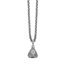 Sterling silver Evil Eye Lotus Bell Pendant-Erica Molinari-Swag Designer Jewelry
