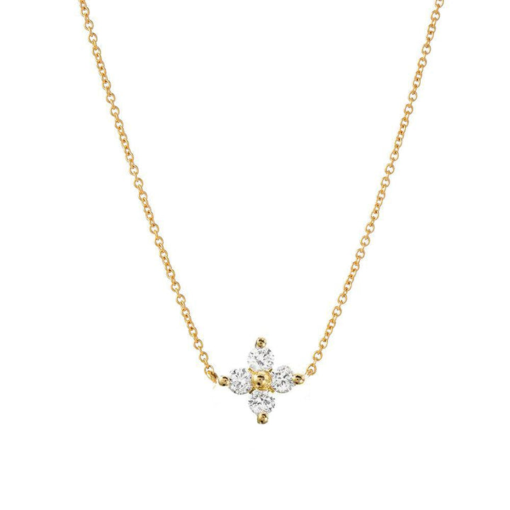 Tiny Star Diamond Necklace-Liven Co-Swag Designer Jewelry