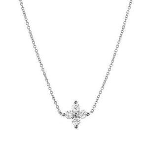 Tiny Star Diamond Necklace White Gold-Liven Co-Swag Designer Jewelry
