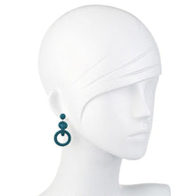 Triple Tiered Silk Hoop Earrings-Suzanna Dai-Swag Designer Jewelry