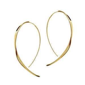 Twist Hooked on Hoop Earring-Lana Jewelry-Swag Designer Jewelry